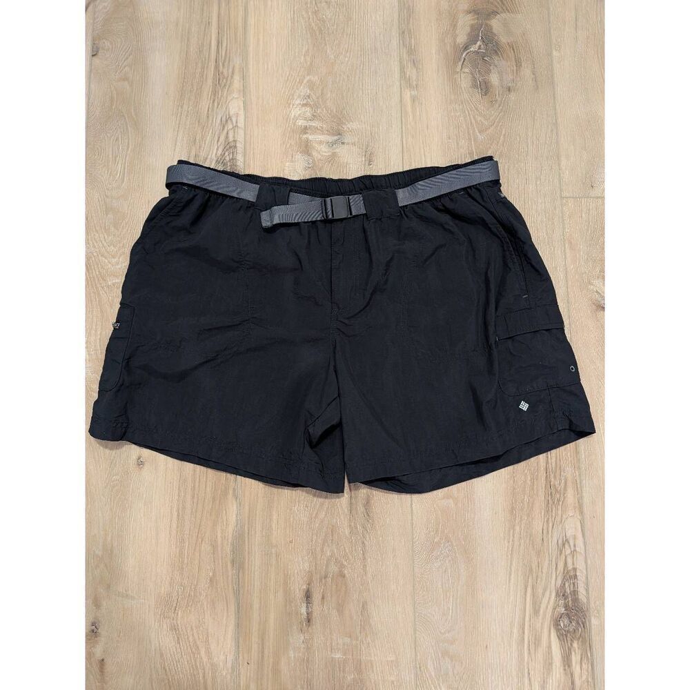 Columbia Sandy River Cargo Shorts Women's XL Black Quick Dry Nylon - Picture 6 of 15